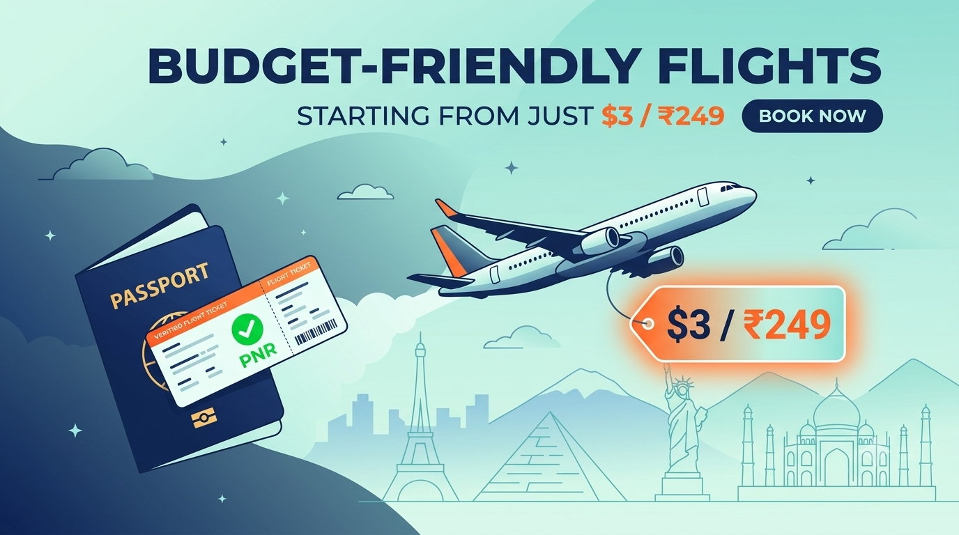 Cheap Dummy Ticket for Visa Starting at $3 (₹249): 100% Genuine & Verifiable Guide